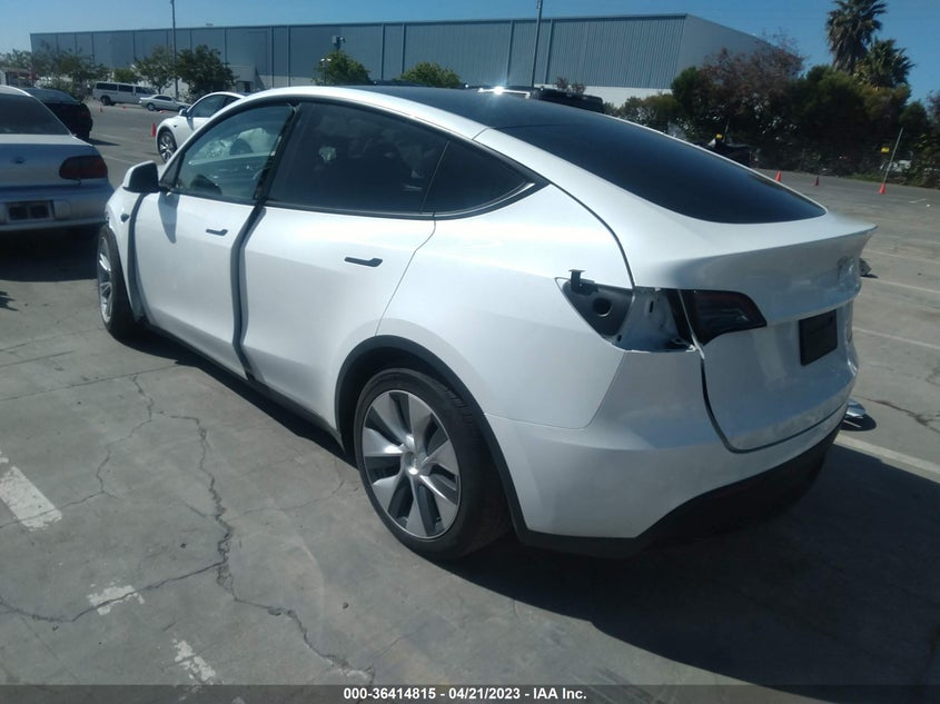 VIN 7SAYGDEE2PF617456 2023 TESLA MODEL Y LONG RANGE