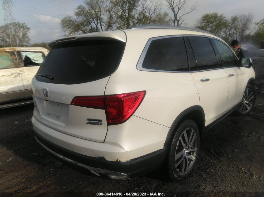 2016 HONDA PILOT TOURING - 5FNYF6H94GB062066