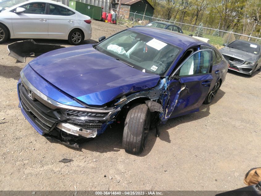 2022 HONDA ACCORD SEDAN SPORT - 1HGCV1F39NA075062