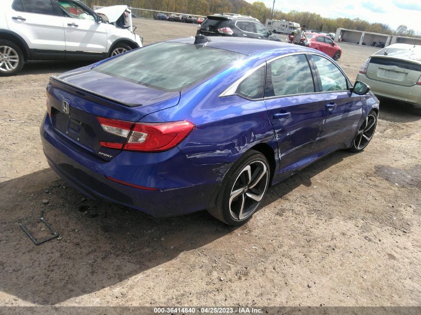 2022 HONDA ACCORD SEDAN SPORT - 1HGCV1F39NA075062
