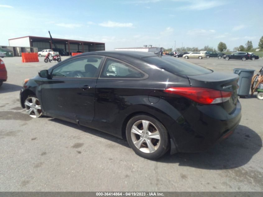 2013 HYUNDAI ELANTRA COUPE GS PZEV - KMHDH6AE6DU012770