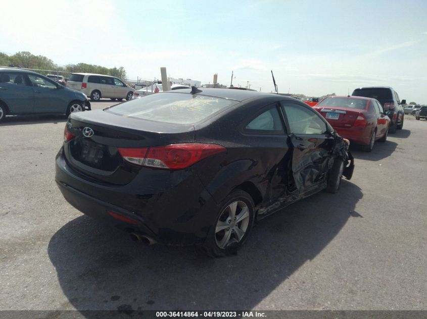 2013 HYUNDAI ELANTRA COUPE GS PZEV - KMHDH6AE6DU012770