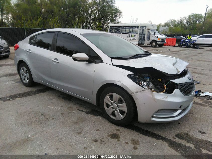 2016 KIA FORTE LX - KNAFK4A66G5466265