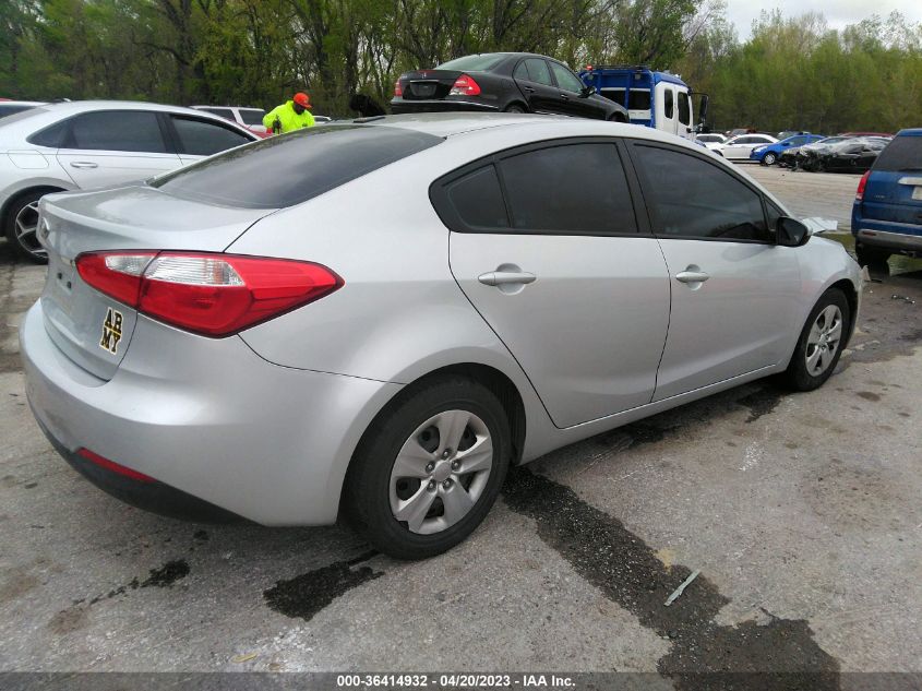 2016 KIA FORTE LX - KNAFK4A66G5466265