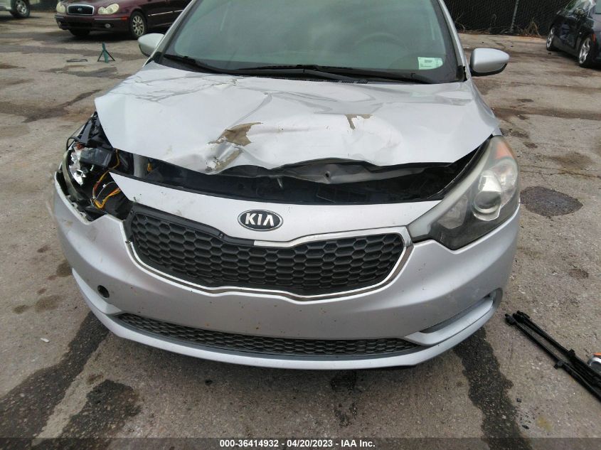 2016 KIA FORTE LX - KNAFK4A66G5466265