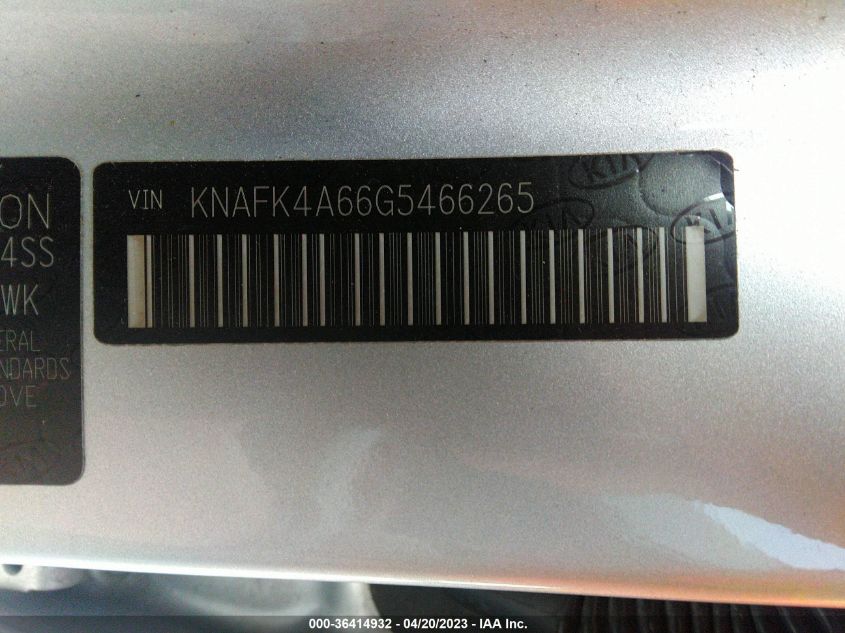 2016 KIA FORTE LX - KNAFK4A66G5466265