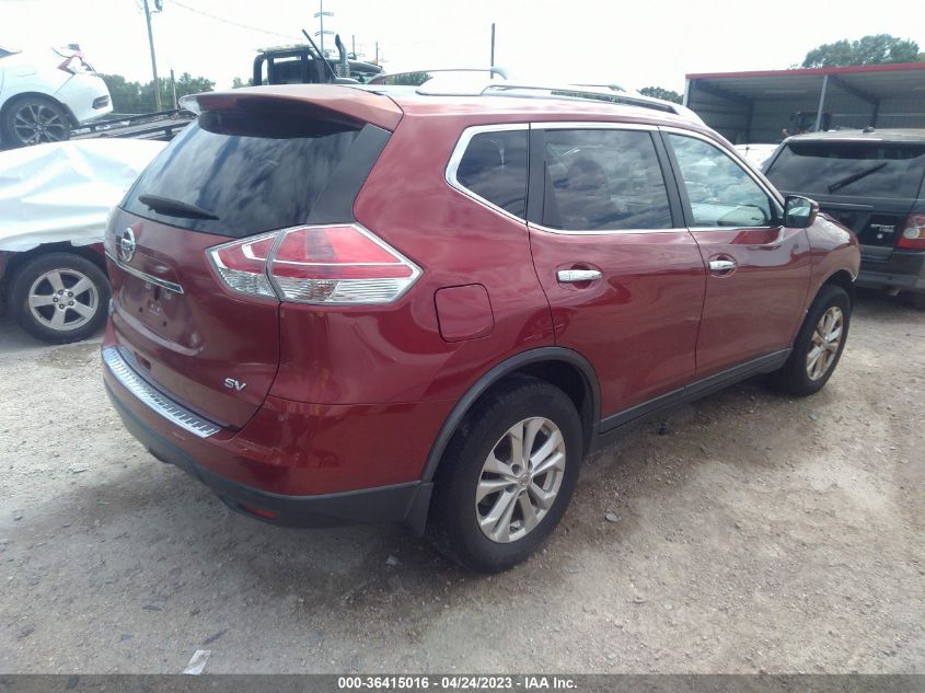 2015 NISSAN ROGUE SV - KNMAT2MT5FP527060