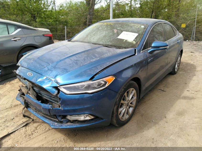 2017 FORD FUSION SE - 3FA6P0HD6HR353793