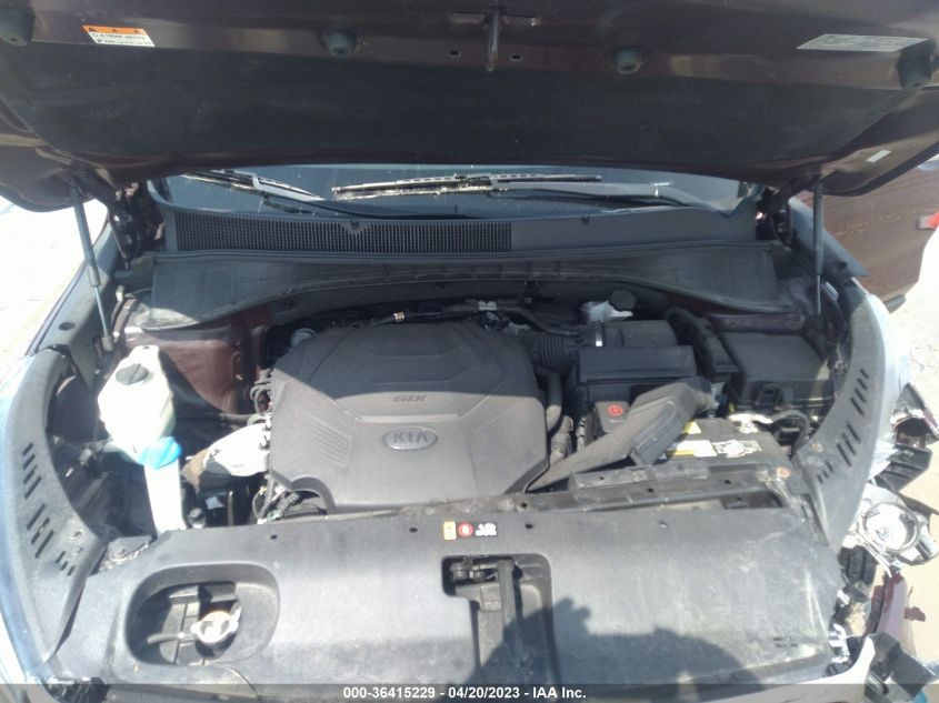 2019 KIA SORENTO LX V6 - 5XYPGDA56KG527534