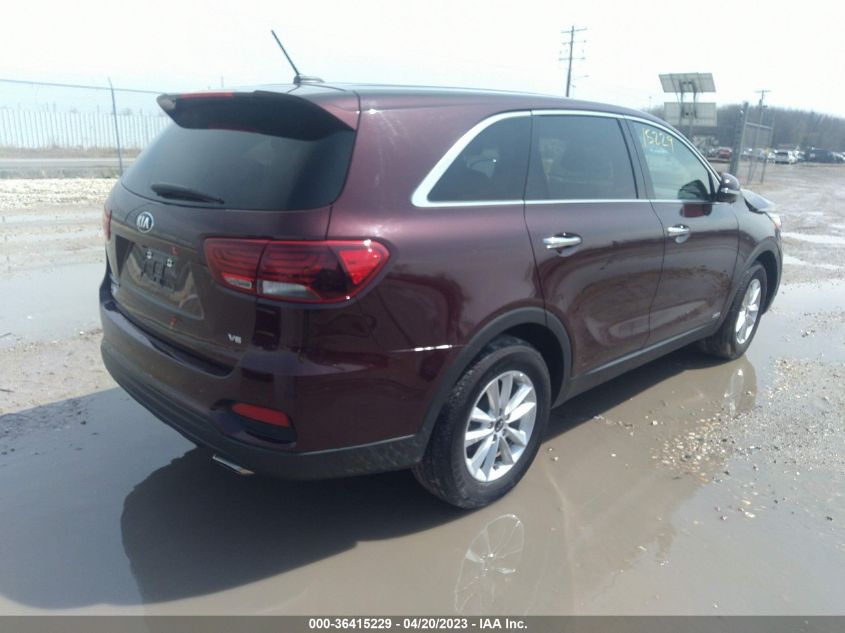 2019 KIA SORENTO LX V6 - 5XYPGDA56KG527534