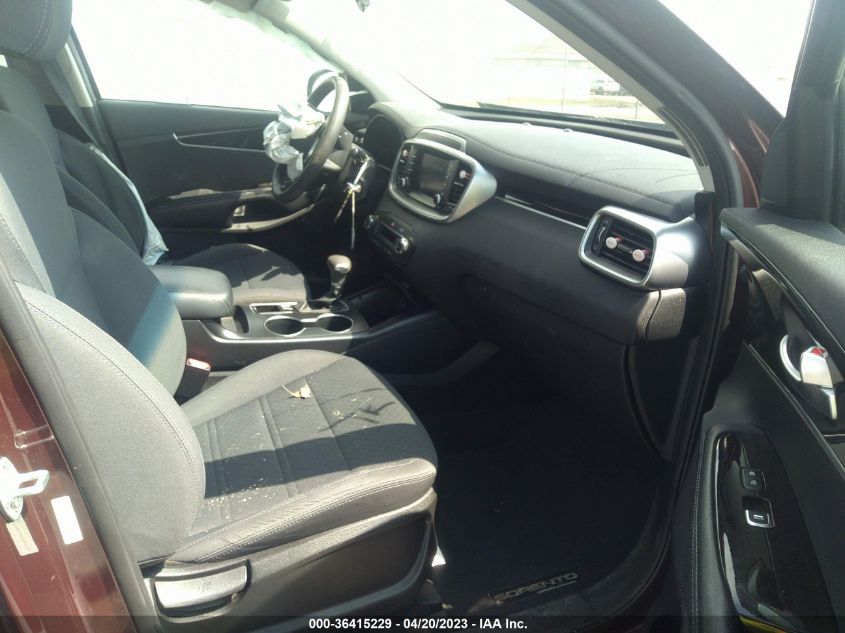 2019 KIA SORENTO LX V6 - 5XYPGDA56KG527534