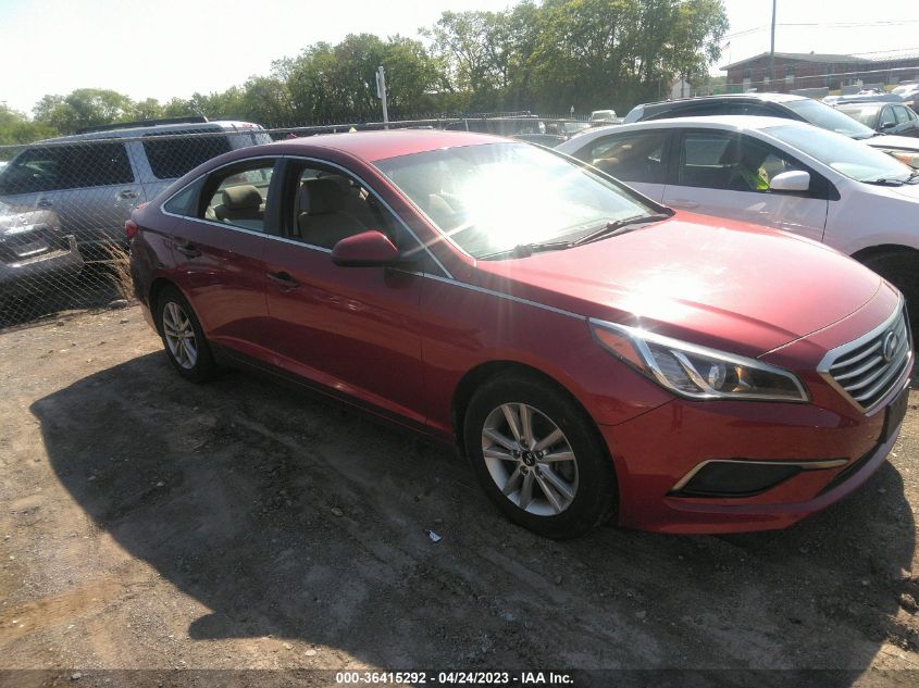 2016 HYUNDAI SONATA 2.4L SE - 5NPE24AFXGH274779