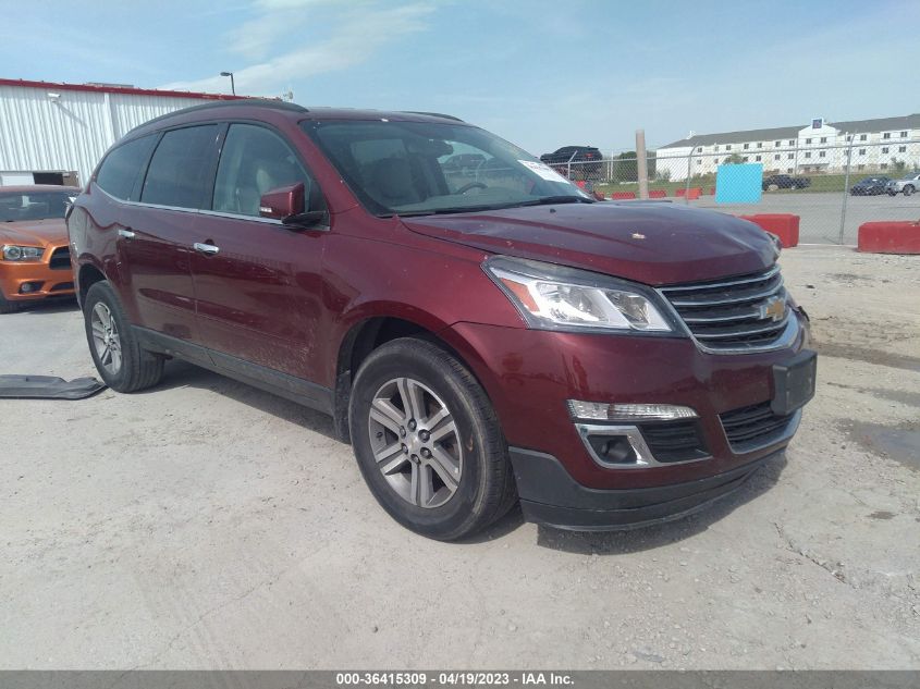 2015 CHEVROLET TRAVERSE LT - 1GNKRHKD7FJ179810