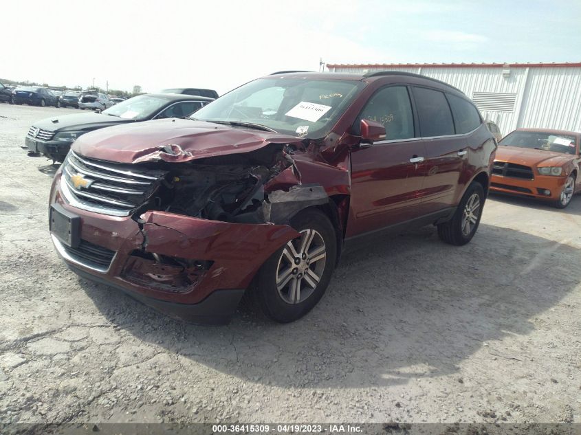 2015 CHEVROLET TRAVERSE LT - 1GNKRHKD7FJ179810