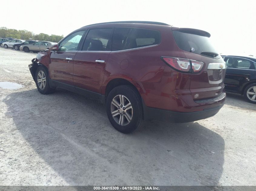 2015 CHEVROLET TRAVERSE LT - 1GNKRHKD7FJ179810