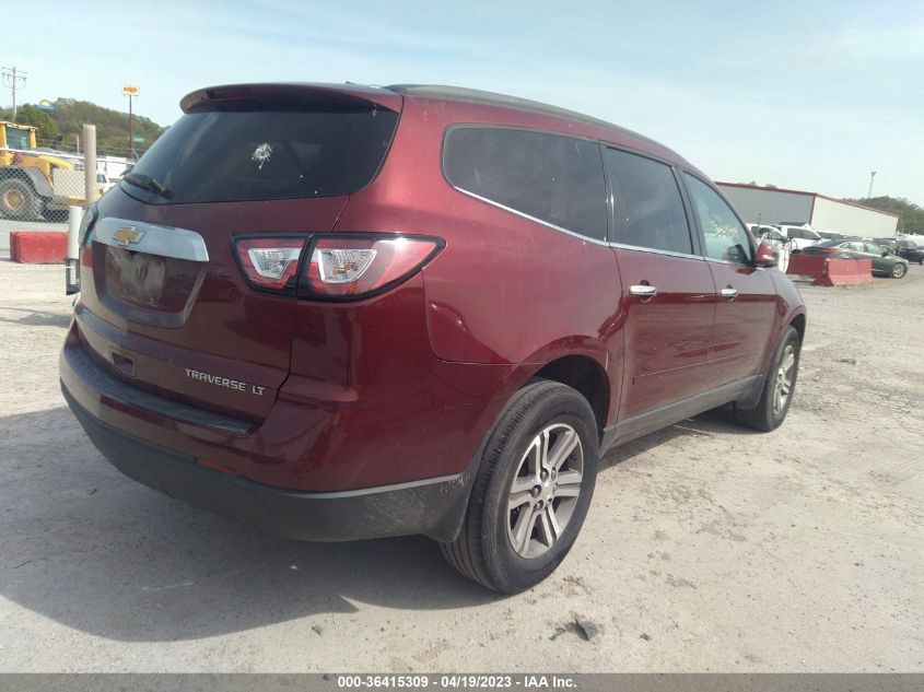 2015 CHEVROLET TRAVERSE LT - 1GNKRHKD7FJ179810