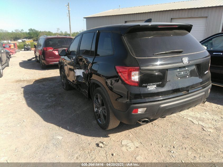 2019 HONDA PASSPORT EX-L 5FNYF8H5XKB022334