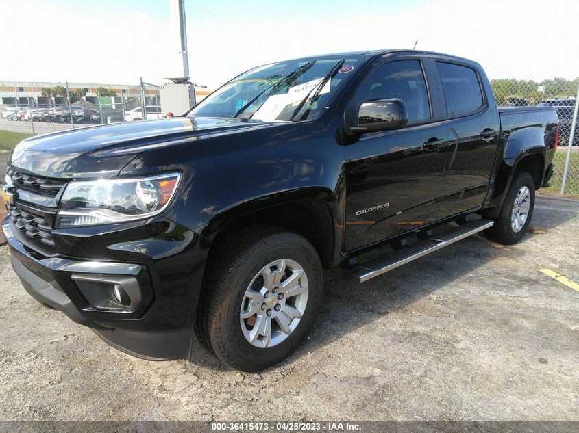 VIN 1GCGSCEN9N1213447 2022 CHEVROLET COLORADO 2WD LT