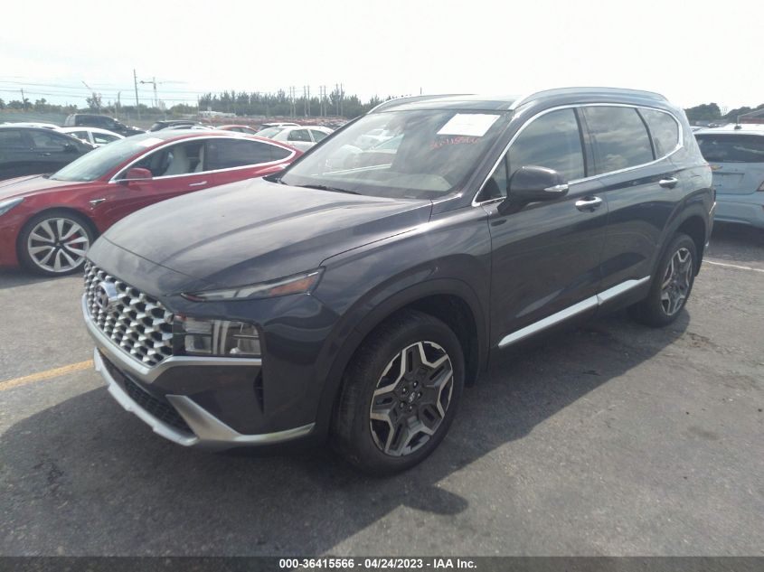 2021 HYUNDAI SANTA FE HYBRID SEL PREMIUM - KM8S3DA18MU008663