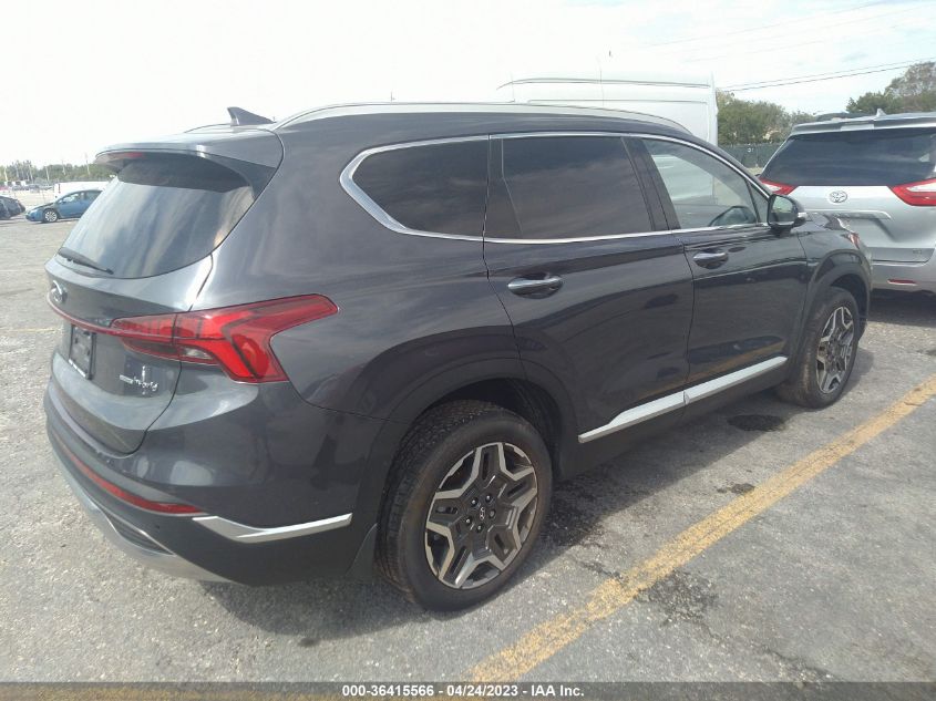 2021 HYUNDAI SANTA FE HYBRID SEL PREMIUM - KM8S3DA18MU008663