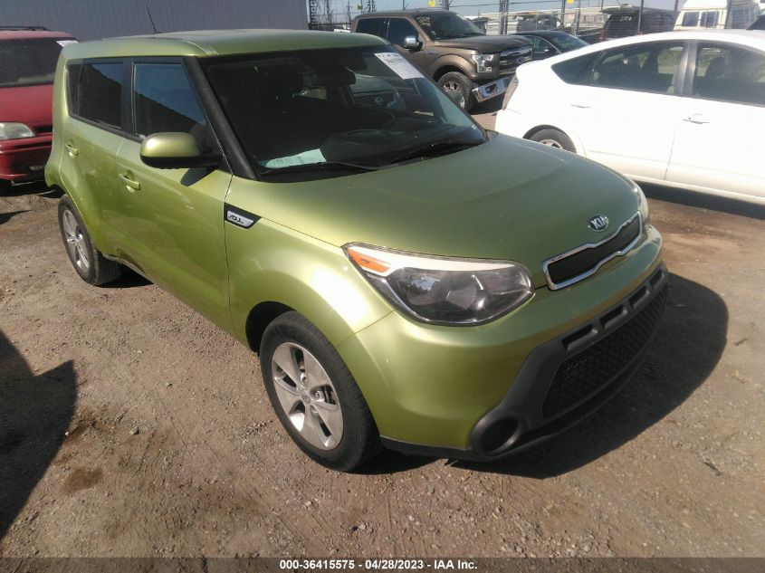 2015 KIA SOUL BASE - KNDJN2A23F7791836