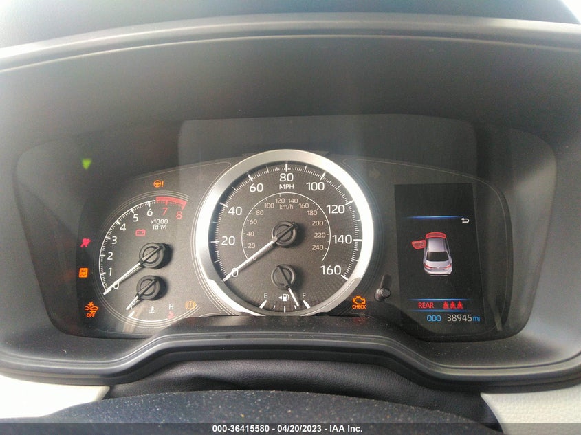 VIN JTDEPMAEXMJ183345 2021 TOYOTA COROLLA LE