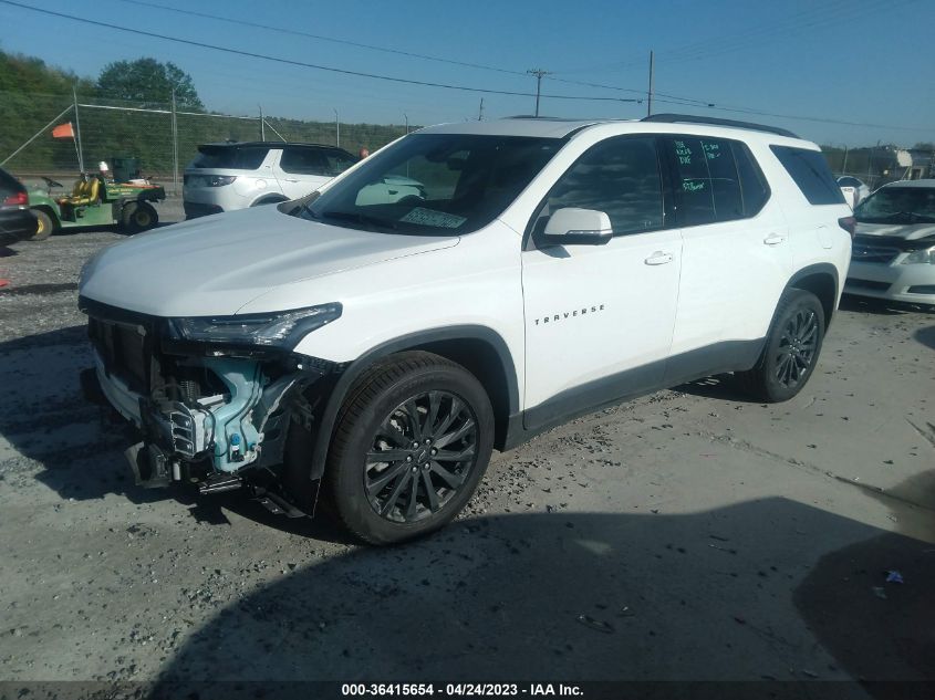 2022 CHEVROLET TRAVERSE RS - 1GNEVJKW8NJ111533