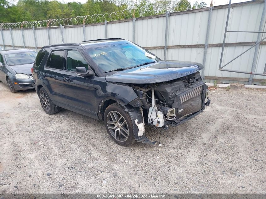 2017 FORD EXPLORER SPORT - 1FM5K8GT3HGA20093