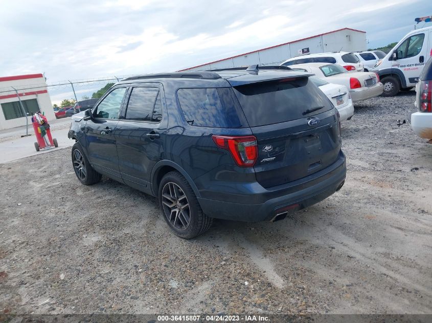 2017 FORD EXPLORER SPORT - 1FM5K8GT3HGA20093