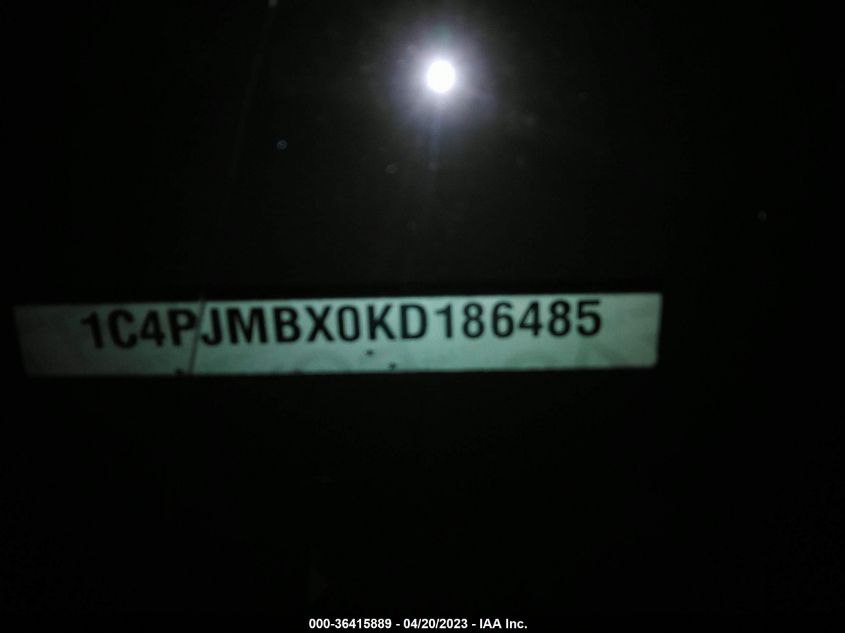 2019 JEEP CHEROKEE TRAILHAWK ELITE - 1C4PJMBX0KD186485