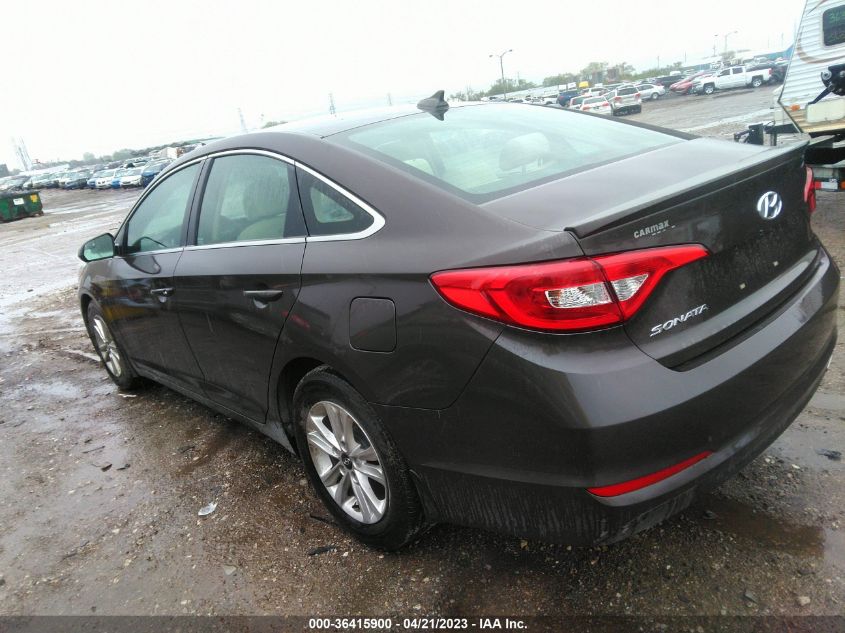 2015 HYUNDAI SONATA 2.4L SE - 5NPE24AF7FH101347