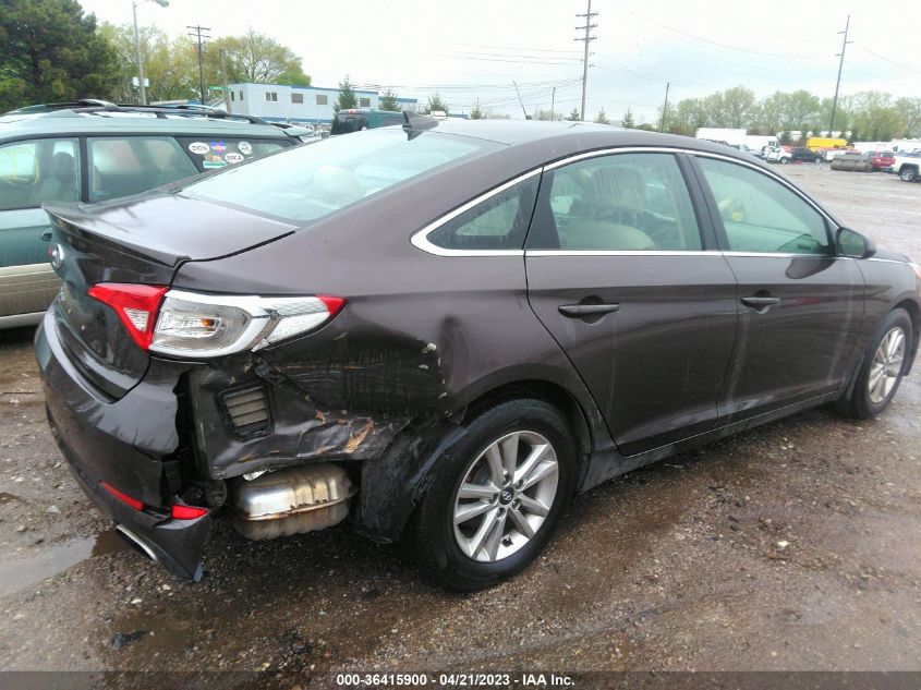 2015 HYUNDAI SONATA 2.4L SE - 5NPE24AF7FH101347