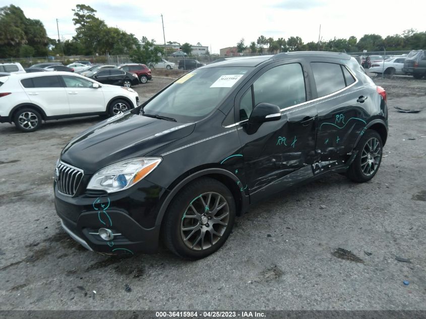 2016 BUICK ENCORE SPORT TOURING - KL4CJ1SM8GB581577