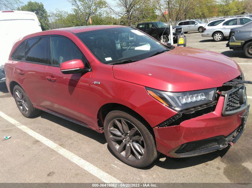 2019 ACURA MDX W/TECHNOLOGY/A-SPEC PKG - 5J8YD4H08KL008515