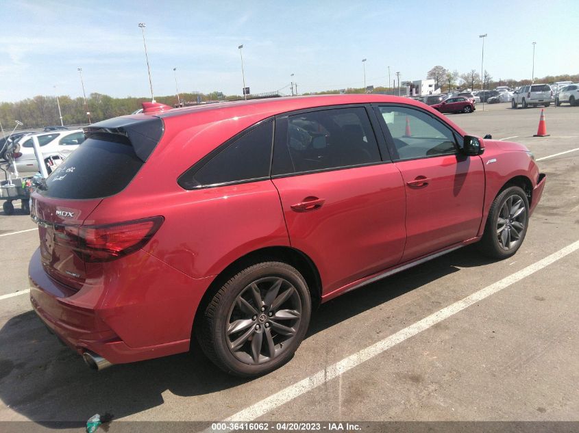 2019 ACURA MDX W/TECHNOLOGY/A-SPEC PKG - 5J8YD4H08KL008515