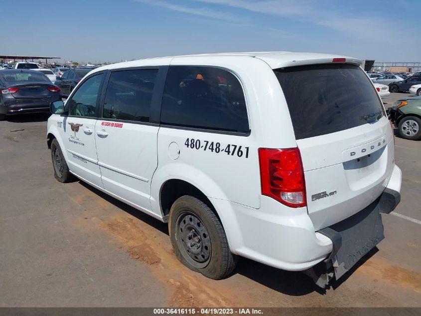 2017 DODGE GRAND CARAVAN SE - 2C4RDGBG9HR719201