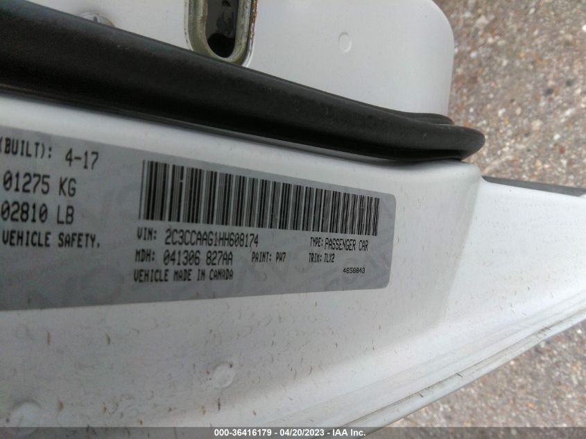 2017 CHRYSLER 300 LIMITED - 2C3CCAAG1HH608174