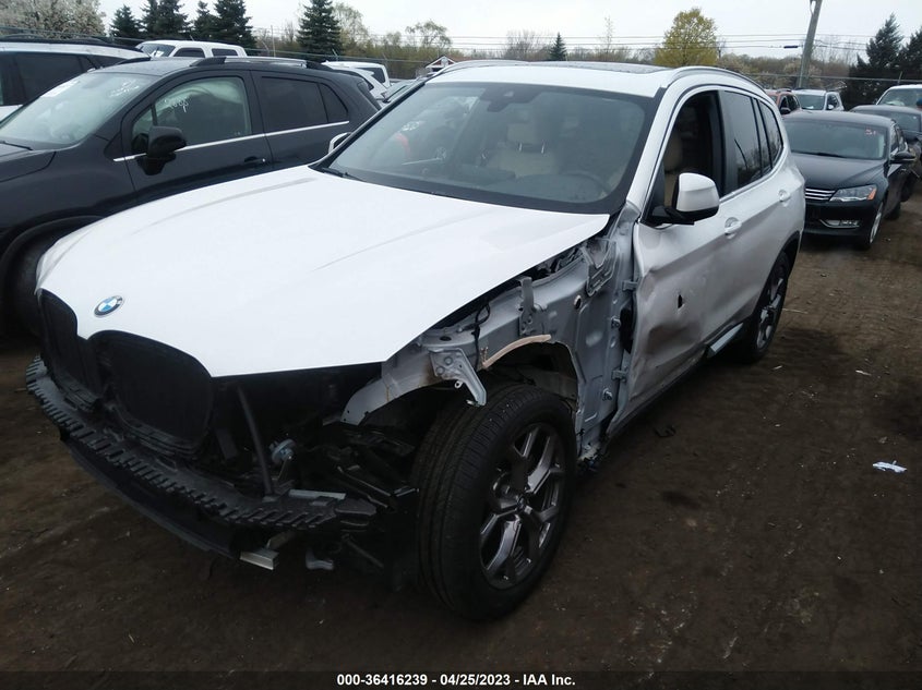 VIN WBX57DP01NN176504 2022 BMW X3 XDRIVE30I