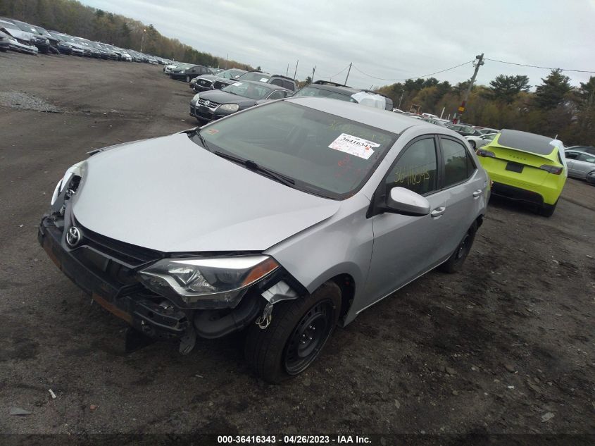 2014 TOYOTA COROLLA L/LE/S/S PLUS/LE PLUS - 2T1BURHE2EC185604