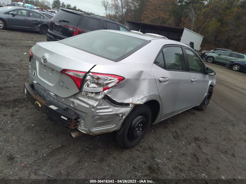 2014 TOYOTA COROLLA L/LE/S/S PLUS/LE PLUS - 2T1BURHE2EC185604