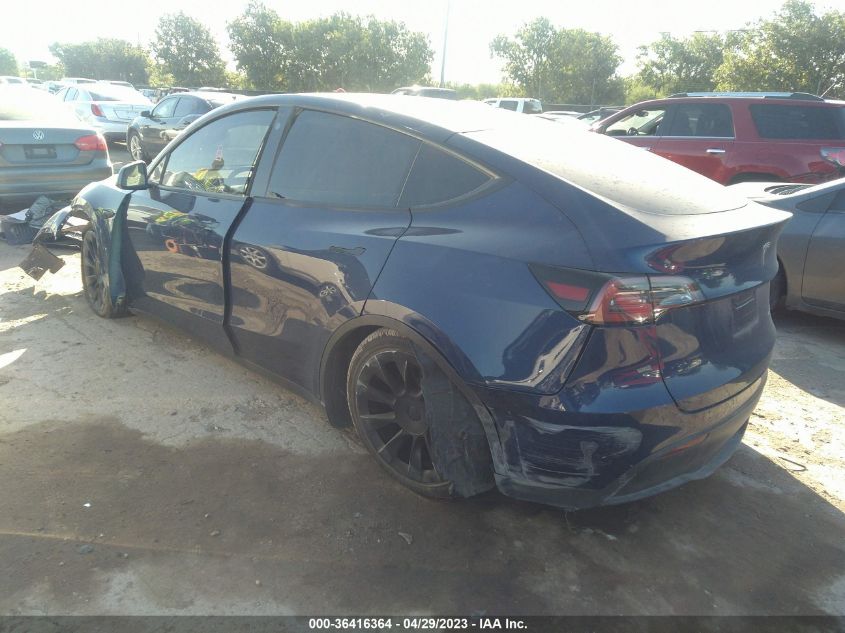 2023 TESLA MODEL Y LONG RANGE - 7SAYGDEEXPF635686