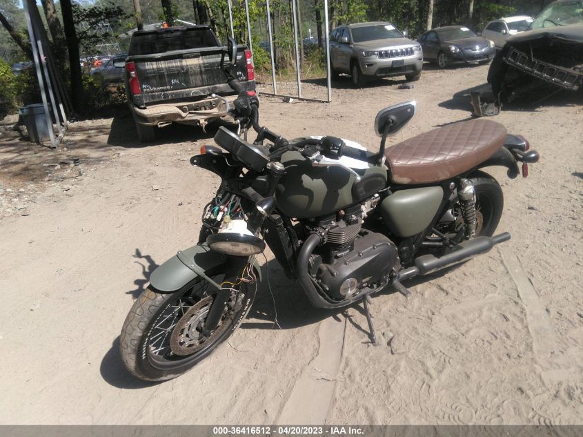 2018 TRIUMPH MOTORCYCLE BONNEVILLE T100 SMTD10GN1JT852407