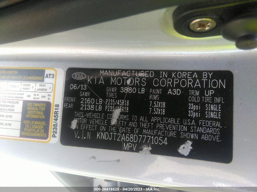 2013 KIA SOUL ! - KNDJT2A68D7771054