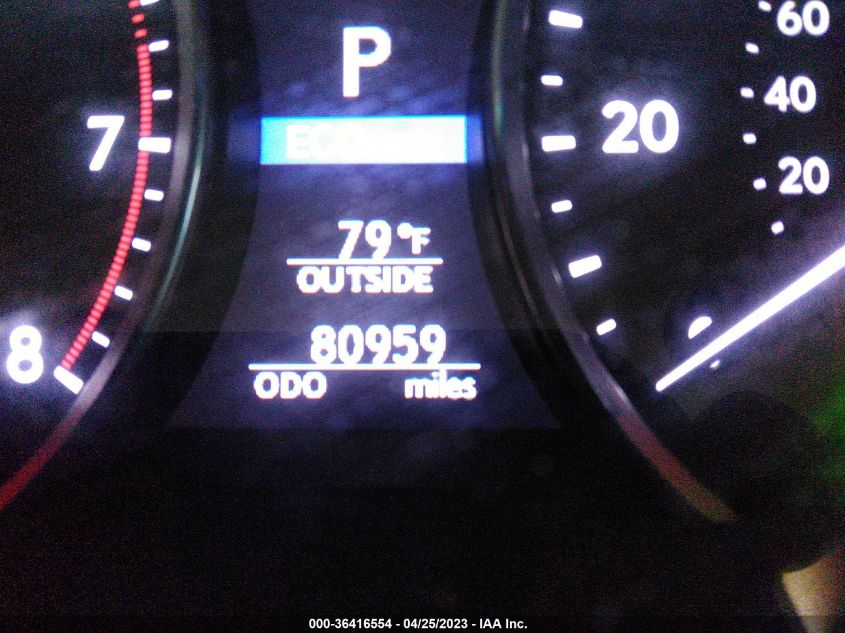 2016 LEXUS LS 460 JTHCL5EF0G5026382