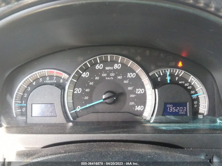 2013 TOYOTA CAMRY L/LE/SE/XLE - 4T1BF1FK4DU710163