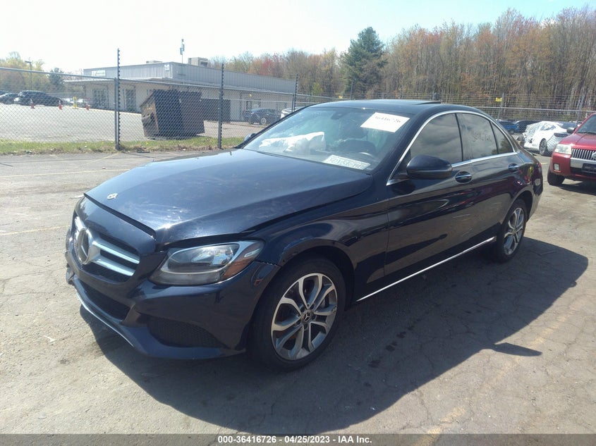 VIN 55SWF4KB2JU270167 2018 MERCEDES-BENZ C-CLASS C 300