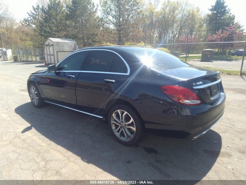 VIN 55SWF4KB2JU270167 2018 MERCEDES-BENZ C-CLASS C 300