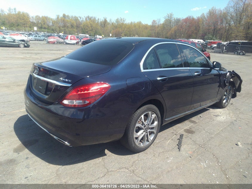 VIN 55SWF4KB2JU270167 2018 MERCEDES-BENZ C-CLASS C 300