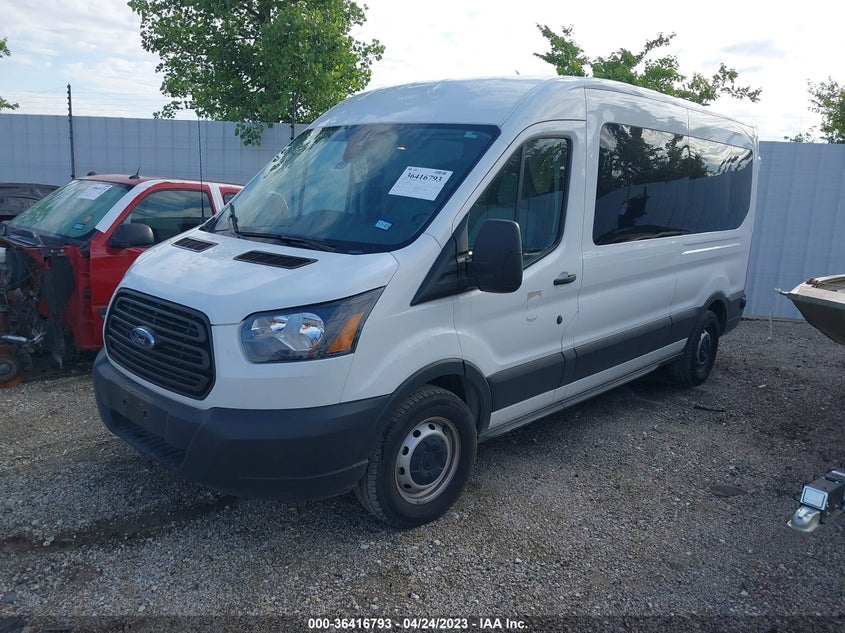 VIN 1FBAX2CM4KKB70626 2019 FORD TRANSIT PASSENGER WAGON XL/XLT
