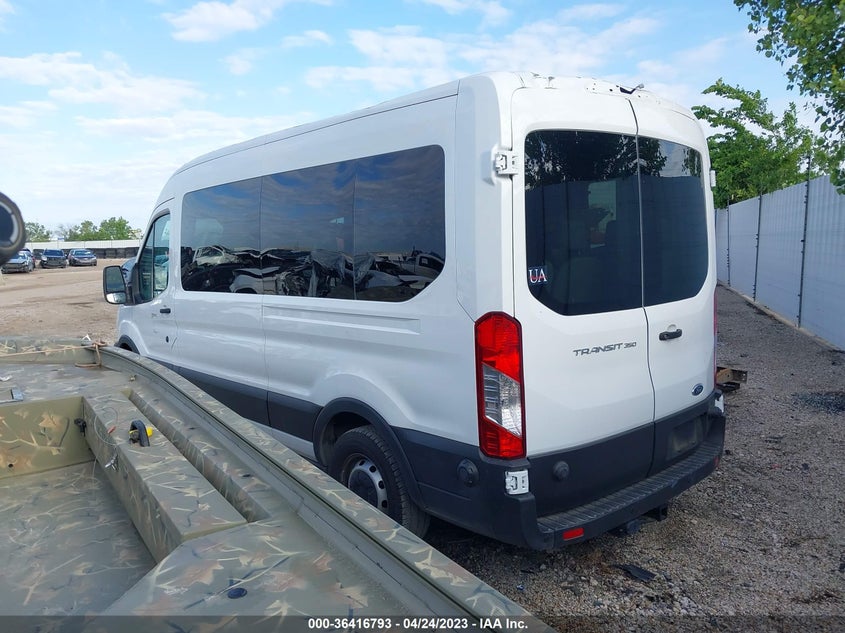VIN 1FBAX2CM4KKB70626 2019 FORD TRANSIT PASSENGER WAGON XL/XLT